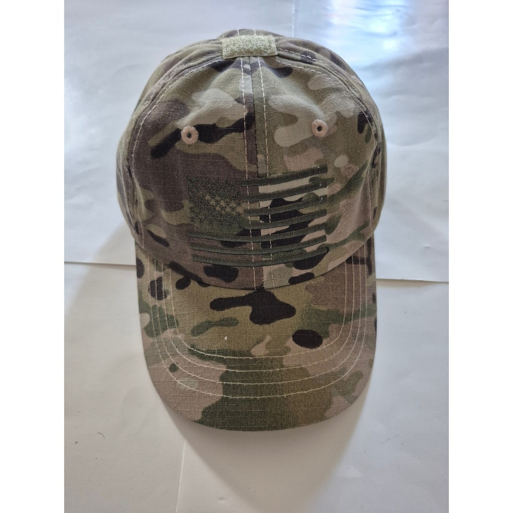 Rothco Multicam Tactical Operator Hat Camo American Flag Patch Cap Adjustable